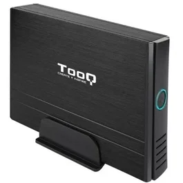 Tooq Caja Externa HDD 3.5" SATA/IDE USB 2.0 con Soporte y Alimentación - Negro